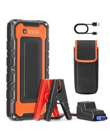 Jump Starter, 3000A Peak, Car Battery Starter Power Pack, Portable Battery Booster with Air Compressor Jumper Cables LCD Display LED Light
