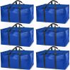 Heavy Duty Moving Bags or Storage Bag – Large Moving Boxes with Backpack Straps, Zippers Handles – Perfect for Moving, College Dorm, Traveling