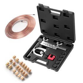 3/16" Brake Line Repair Kit, 45° Double & Single Brake Line Flaring Tool Kit