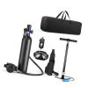 Mini Scuba Tank, 1L Portable Diving Tank for Underwater Breathing, Reusable Lung Diving Cylinder up to 20 Minutes Dive Time