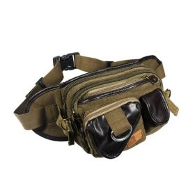 [West Cowboy] Multi-Purposes Cavans Fanny Pack / Back Pack / Travel Lumbar Pack