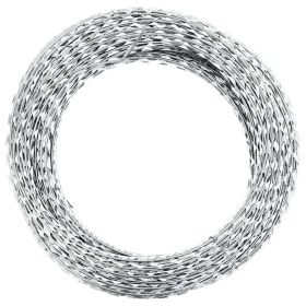 Concertina Razor Wire Galvanized Steel 984.3'