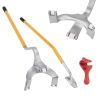 Tire Mount Demount Tool, 22.5-24.5 inch Manual Steel Tire Changer Mount Demount Removal Tool, with Extra bead holder, Tubeless Truck Bead Breaker
