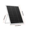 25W 12V Solar Panel Battery Charger, Solar Battery Trickle Charger Maintainer with Intelligent MPPT Controller & Adjustable Mount Bracket