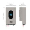 Off-grid energy storage hybrid photovoltaic inverter   Photovoltaic off-grid connection hybrid inverter