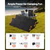 Portable Power Station with 2PCS 200W Solar Panels, 3000W Solar Generator Power Station